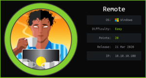 Read more about the article Remote HackTheBox Walkthrough