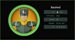 Read more about the article Bashed HackTheBox WalkThrough