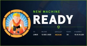 Read more about the article Ready HackTheBox WalkThrough