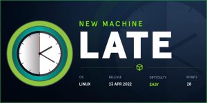 Read more about the article Late HackTheBox WalkThrough